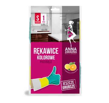  Rękawice kolorowe pachnące rozmiar S