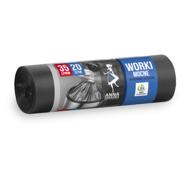 Worki na śmieci MOCNE 35L 20szt