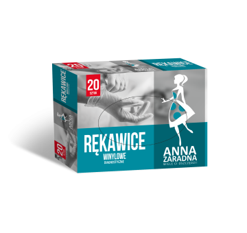 Rękawice winylowe 20szt (VAT 8%)