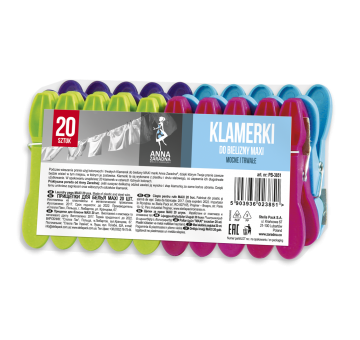 Klamerki do bielizny MAXI 20 szt