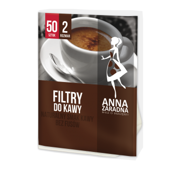 Filtry do kawy rozmiar 2 50szt