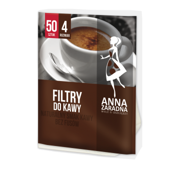 Filtry do kawy rozmiar 4 50szt