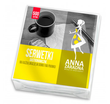 Serwetki gastronomiczne 15x15cm 500szt białe