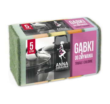 Gąbki do zmywania 5szt