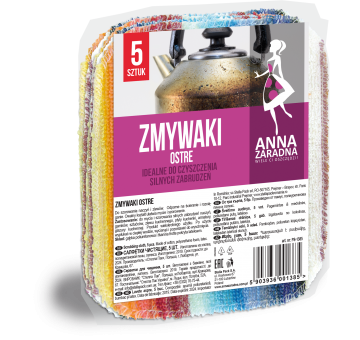 Zmywaki ostre MAXI 5szt