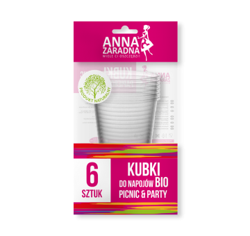 Kubki do napojów BIO 6szt