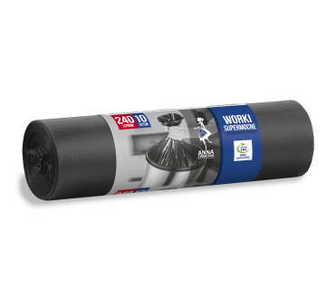 Worki na śmieci SUPERMOCNE 240L 10szt